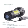 3W Mini Lampe Taschenlampe zoomable Kunststofflicht